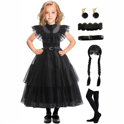 יום רביעי Addams Costume 5t