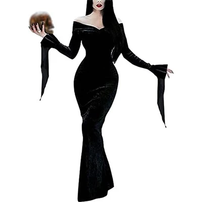 יום רביעי שמלת Addams נשים